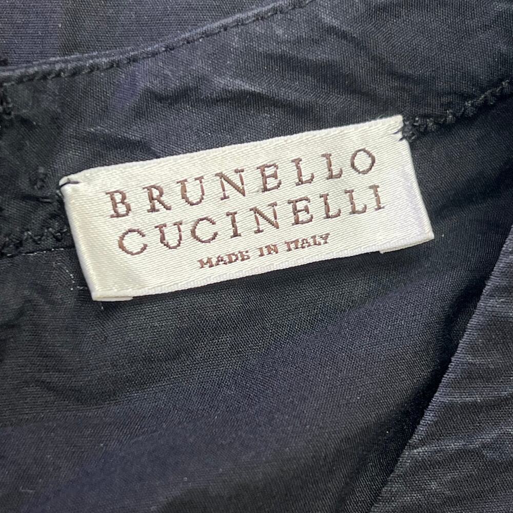 BRUNELLO CUCINELLI Summer Dress Made In Italy Women's Sz XL Black (Used) - Picture 8 of 8